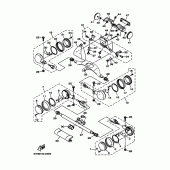 Схема узла: Поворотники Yamaha XV1700 Road Star