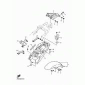Схема вузла: Крило Yamaha XJR1300