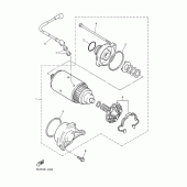 Схема узла: Demarreur electrique Yamaha XJR1300
