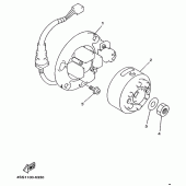 Схема узла: Генератор Yamaha YZ125
