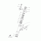 Схема вузла: Рулевий механізм Yamaha TTR50 TT-R50