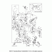 Схема вузла: Паливний бак Yamaha XV1700 Road Star S