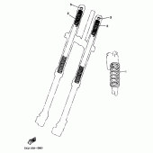 Схема узла: Опция (CHASSIS) Yamaha YZ250 YZ250