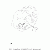 Схема вузла: Фільтр масляний Yamaha XVS1300 Stryker