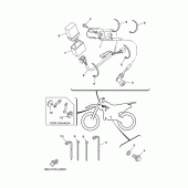 Схема вузла: Електроустаткування 1 Yamaha TTR125 TT-R125
