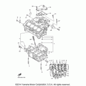Схема вузла: Картер двигуна Yamaha FZ6 FZ6R