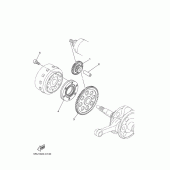 Схема узла: Привод стартера Yamaha YP400 Majesty