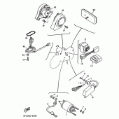 Схема вузла: Електроустаткування 2 Yamaha XV750 Virago