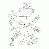 Схема вузла: Електрообладнання 2 Yamaha VMX17 V-MAX