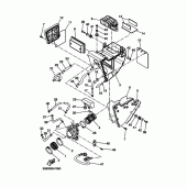 Схема вузла: Впускна система Yamaha XT660 XT660R