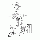 Схема вузла: Задній ліхтар (Стоп-сигнал) Yamaha XVS1300 V-Star Classic