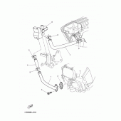 Схема узла: Система индукции воздуха Yamaha XT660 XT660Z Tenere