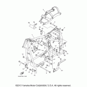 Схема узла: Рама Yamaha XV1600 Road Star Silverado