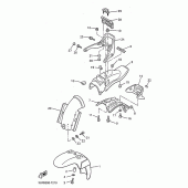 Схема вузла: Pare boue Yamaha VMX12 V-MAX