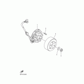 Схема вузла: Генератор Yamaha WR400F