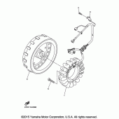 Схема вузла: Генератор Yamaha XVS1300 Stryker