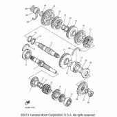 Схема вузла: Трансмісія Yamaha YZF600R Thundercat