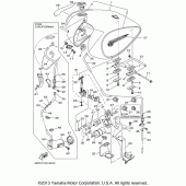 Схема узла: Топливный бак Yamaha XV1600 Road Star Silverado