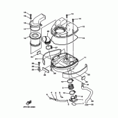 Схема узла: Впускная система Yamaha TDM850