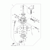 Схема вузла: Карбюратор Yamaha TW200