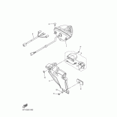 Схема вузла: Задній ліхтар (Стоп сигнал) Yamaha YZF-R1 R1