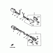 Схема вузла: Поворотники Yamaha TDM850