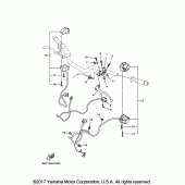 Схема узла: Пульт управления рулевой и Рычаг Yamaha FZ10/ MTN1000 FZ-10