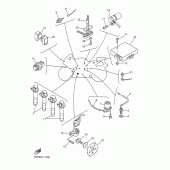Схема вузла: Електроустаткування 1 Yamaha YZF-R6/ YZF600 R6