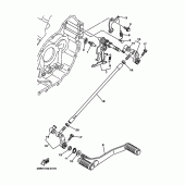 Схема узла: Вал переключения Yamaha XV1600 Wild Star