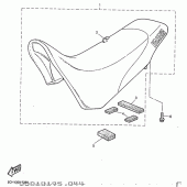 Схема узла: Сиденье Yamaha TT600