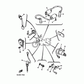 Схема вузла: Електроустаткування 2 Yamaha XV125 Virago