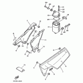 Схема вузла: Бічна кришка Yamaha XT125