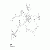 Схема вузла: Система індукції повітря Yamaha WR250 WR250F