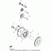 Схема вузла: Привід стартера Yamaha YZF600R Thundercat