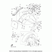 Схема узла: Крыло Yamaha XVS650 V-Star Silverado