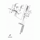 Схема узла: Рулевой механизм Yamaha XT660 XT660Z Tenere