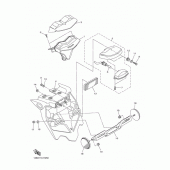 Схема вузла: Задній ліхтар (Стоп сигнал) Yamaha YZF-R1 R1