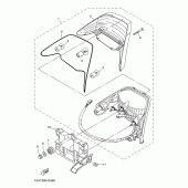 Схема узла: Задний фонарь (Стоп-сигнал) Yamaha YBR250