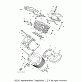 Схема узла: Цилиндр Yamaha XVS1100 V-Star Classic