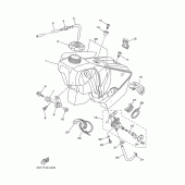 Схема узла: Топливный бак Yamaha YZ250 YZ250