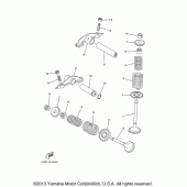 Схема узла: Клапан Yamaha TW200