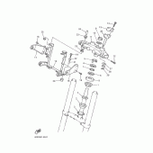 Схема узла: Рулевой механизм Yamaha XJ600 Diversion (Naked)