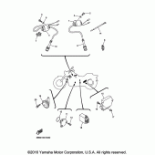 Схема вузла: Электрооборудование 2 Yamaha XVS650 V-Star Custom