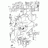 Схема узла: Электрическое оборудование 2 Yamaha XJ900 Diversion