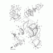 Схема узла: Впускная система Yamaha WR250 WR250F