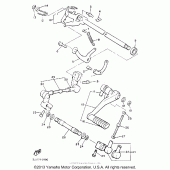 Схема узла: Вал переключения Yamaha XVZ1300 Venture Royale