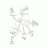 Схема вузла: Електрообладнання 2 Yamaha YBR125