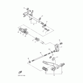Схема вузла: Вал перемикання Yamaha XVS650 Drag Star