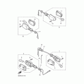 Схема узла: Clignotant Yamaha XJR1300