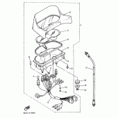 Схема вузла: Панель приладів Yamaha XJ600 Diversion (S-TYPE)